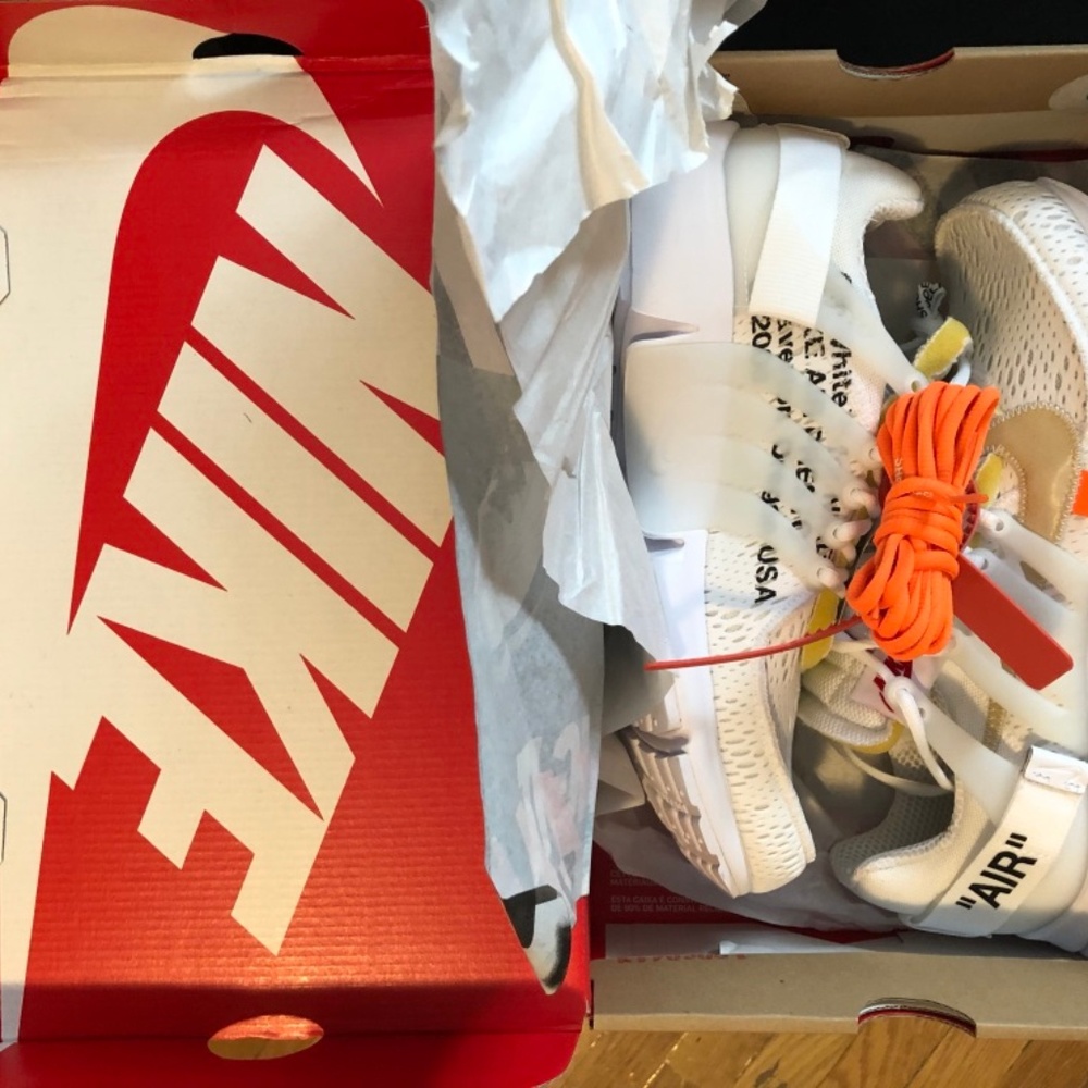 Authentic Nike Off-White Presto Size 12 NWT